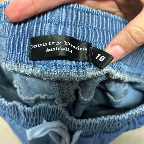 Showpo Mid Wash Denim Jeans with drawstring waistband and ankles - Picture 7 of 7